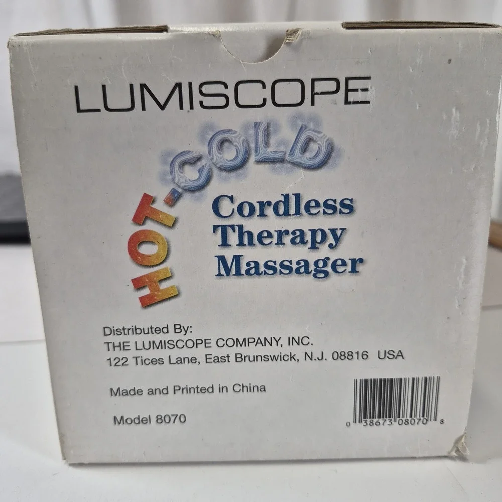 Lumiscope Massager Hot-cold Magnetic Therapy Rechargable Body Massager 8070